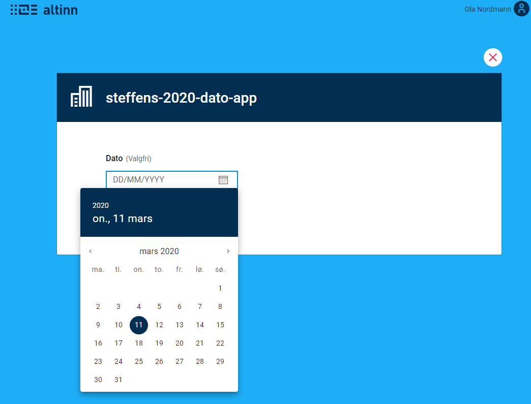 Text area component - default look