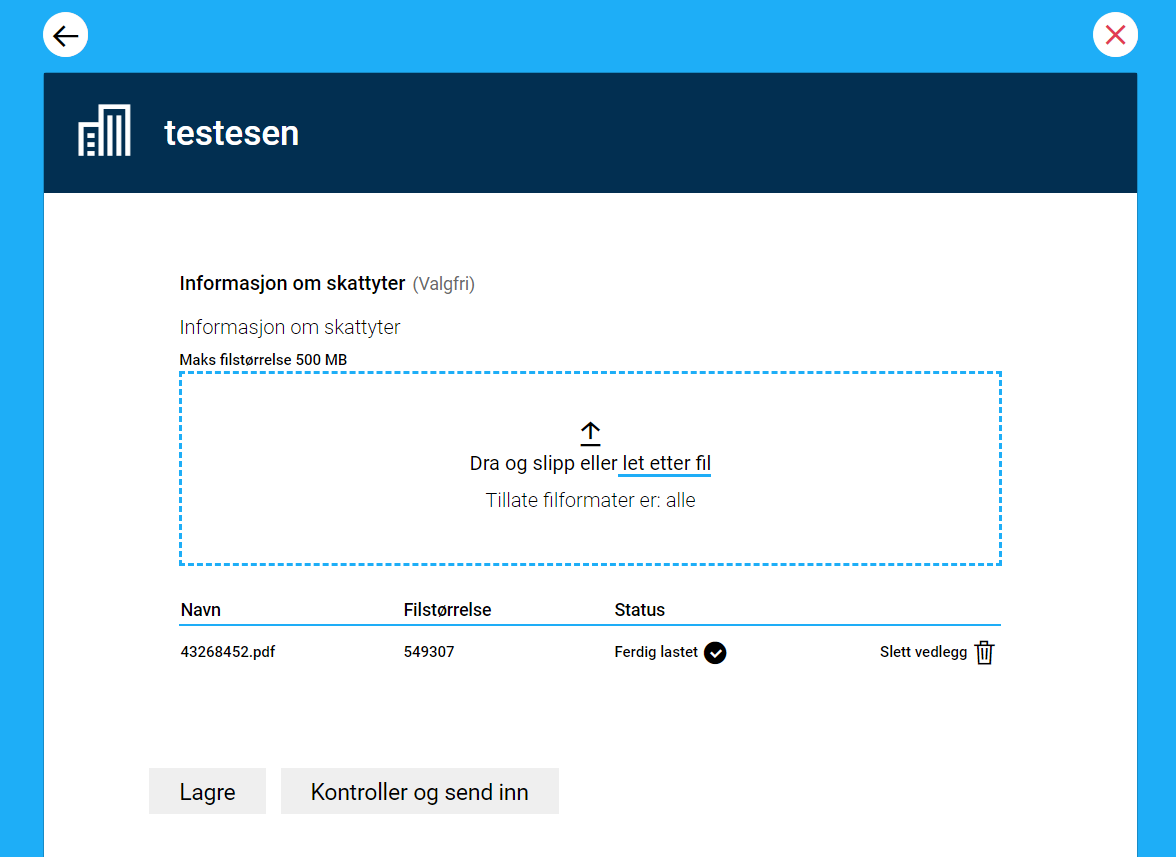 File upload component - default look