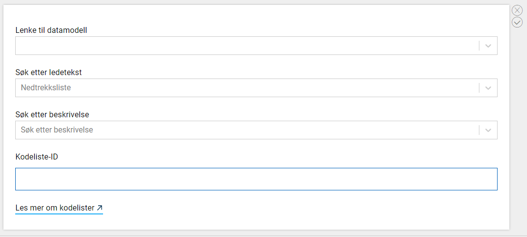 Dropdown - edit properties
