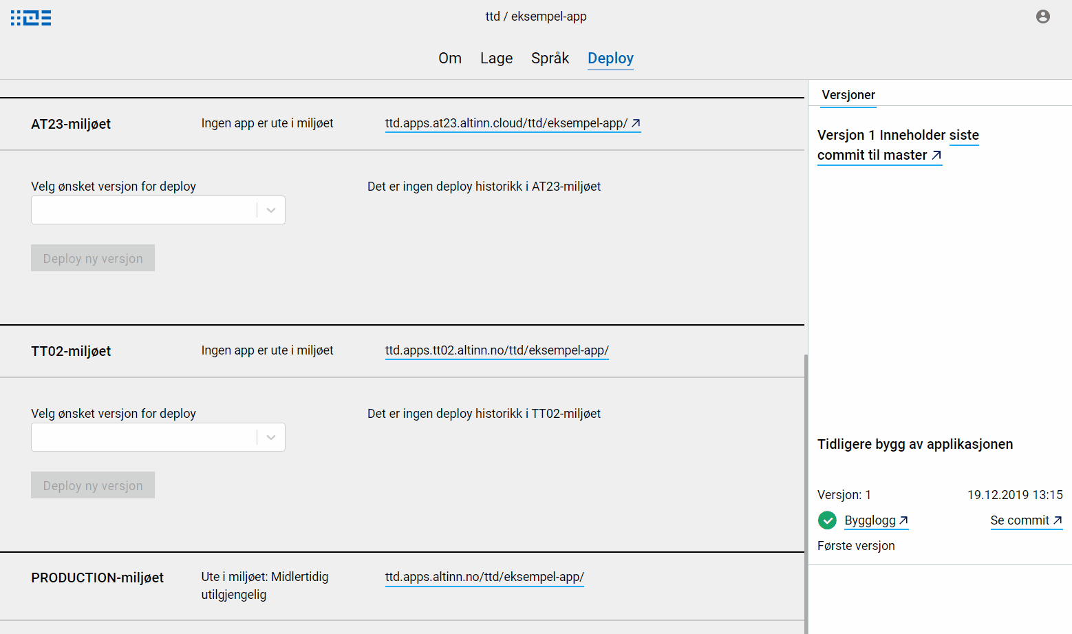 Deploye app Deploye app