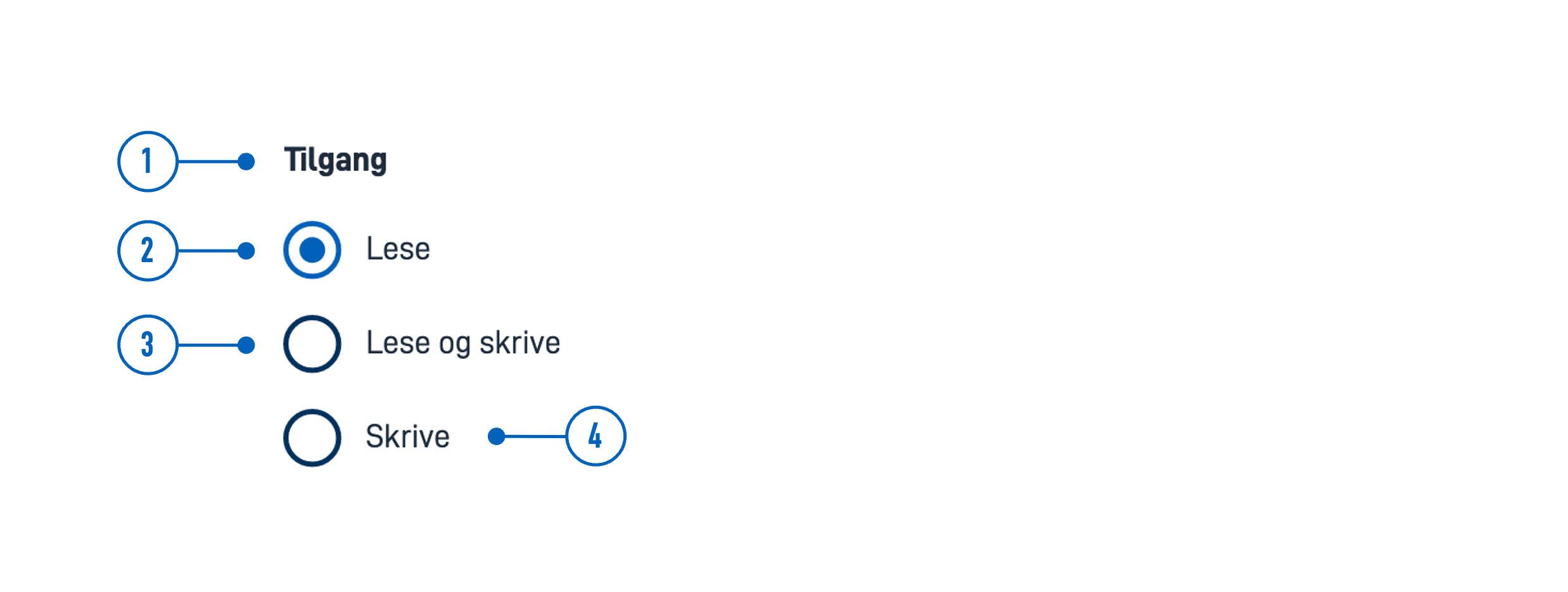 RadioButtons anatomy