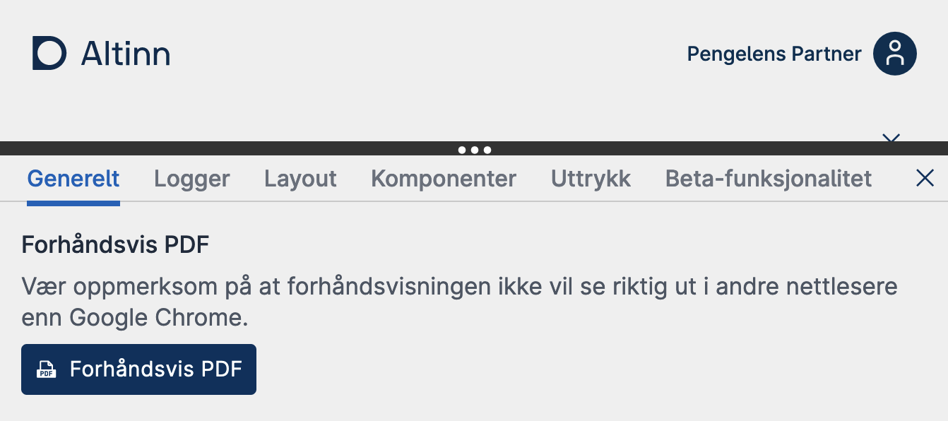 Developer tools, screenshot