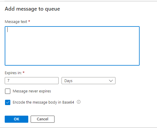 Add message dialogue